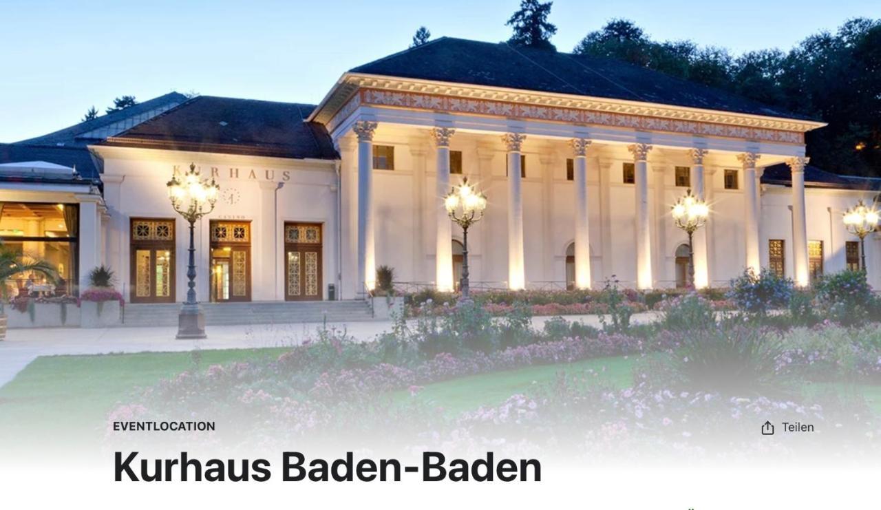 Luxus Apartment Am Fremersberg - Zentral - Mit Sauna & Badewanne Baden-Baden Eksteriør billede
